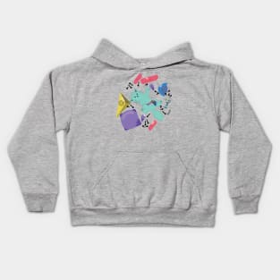 Climber Route Setter kitty Kids Hoodie